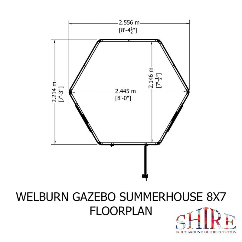 Shire Welburn 8x7 Summerhouse