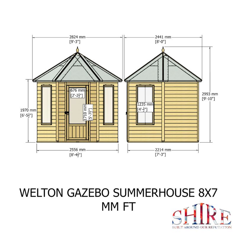 Shire Welton 8x7 Summerhouse