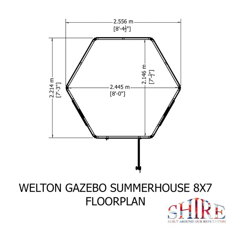 Shire Welton 8x7 Summerhouse