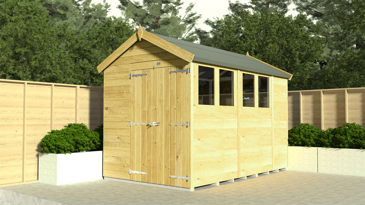 Sheds DIY Apex Garden Shed 4 ft Width