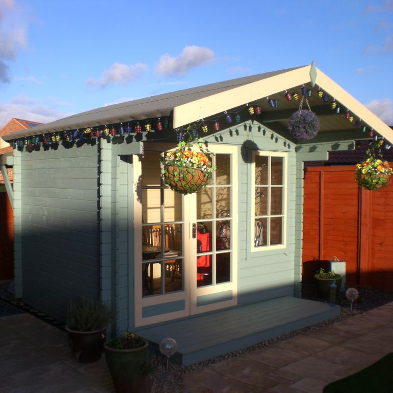 Shire Glenmore 10x10 28mm Log cabin