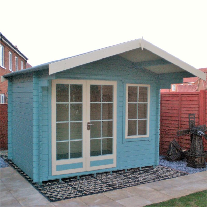 Shire Glenmore 10x12 28mm Log cabin