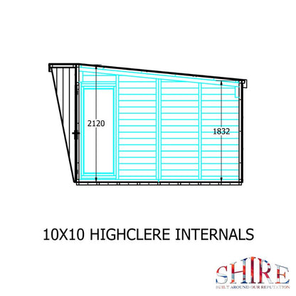 Highclere 10x10 Summerhouse