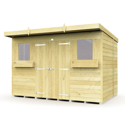Sheds DIY Pent Summer Shed 8 ft Width