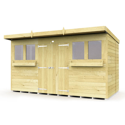 Sheds DIY Pent Summer Shed 8 ft Width
