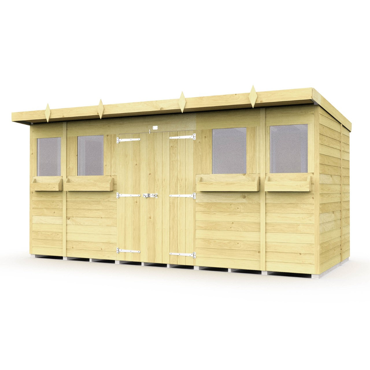 Sheds DIY Pent Summer Shed 6 ft Width