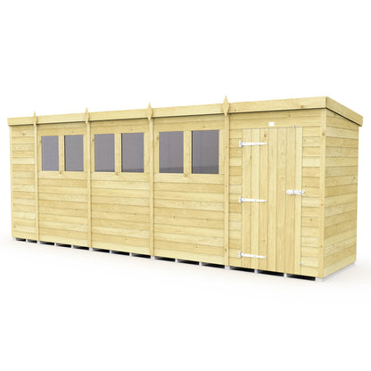 Sheds DIY Pent Garden Shed 4 ft Width