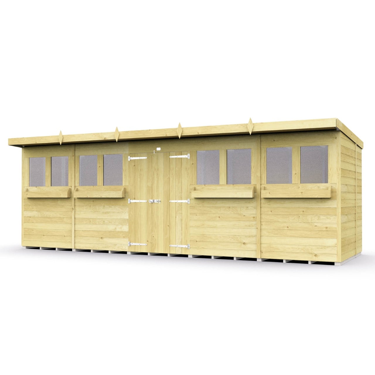 Sheds DIY Pent Summer Shed 8 ft Width