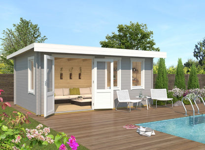 Lasita Baruda 53 Garden Log Cabin 16.7ft X 10.8ft 40mm thickness