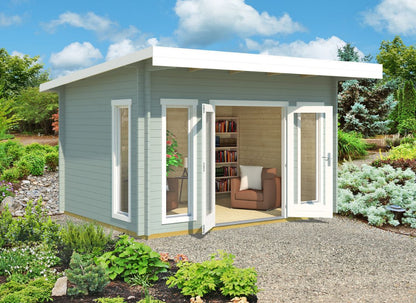 Lasita Barbados 3 Garden Log Cabin 10ft X 13ft 44mm