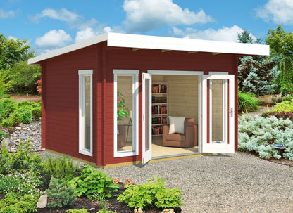 Lasita Barbados 3 Garden Log Cabin 10ft X 13ft 44mm