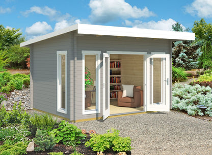 Lasita Barbados 3 Garden Log Cabin 10ft X 13ft 44mm