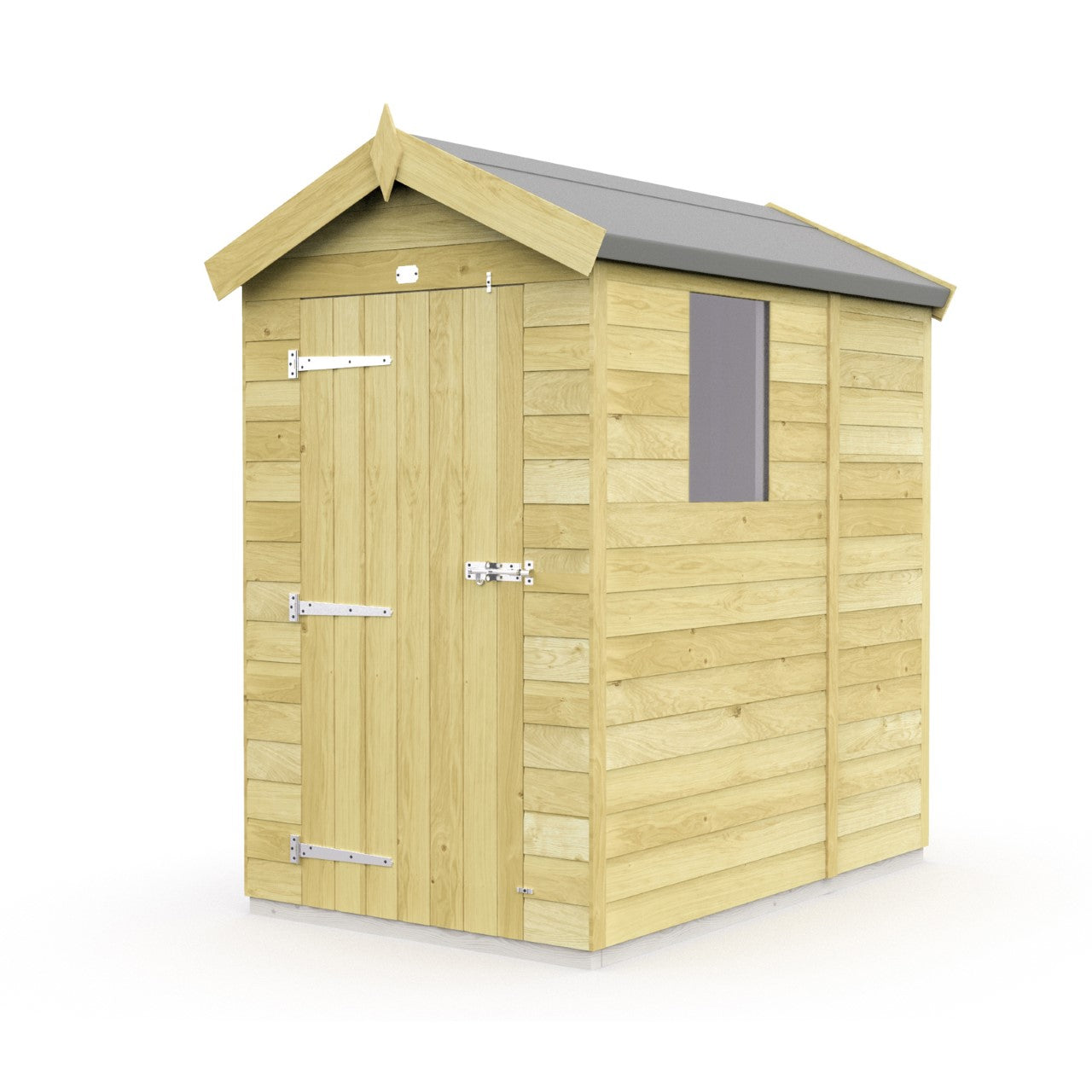 Sheds DIY Apex Garden Shed 4 ft Width