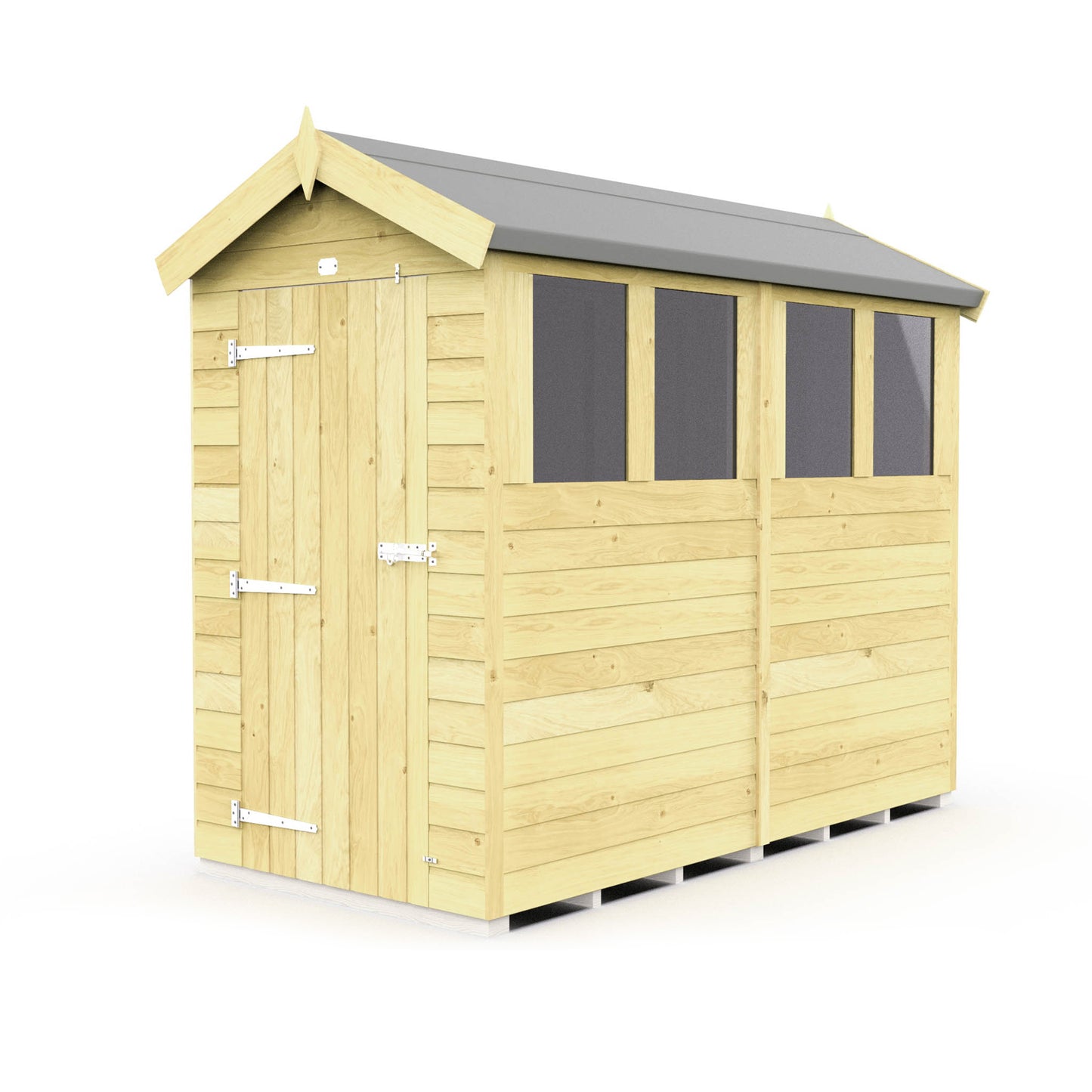 Sheds DIY Apex Garden Shed 4 ft Width