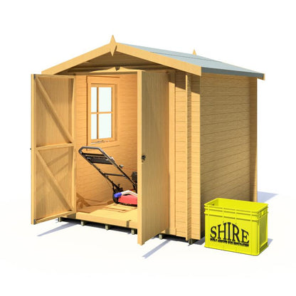 Shire Bradley 7x7 19mm Log cabin