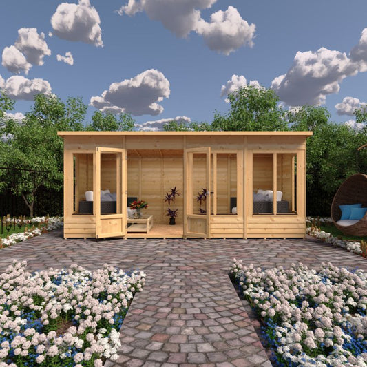 Shire Alora 16x6 Pent Summerhouse