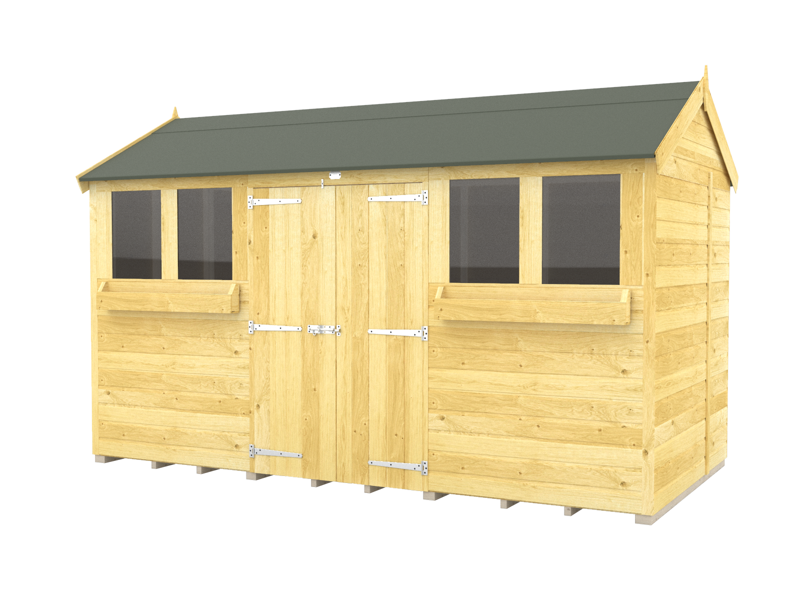Sheds DIY Apex Summer Shed 8 ft Width