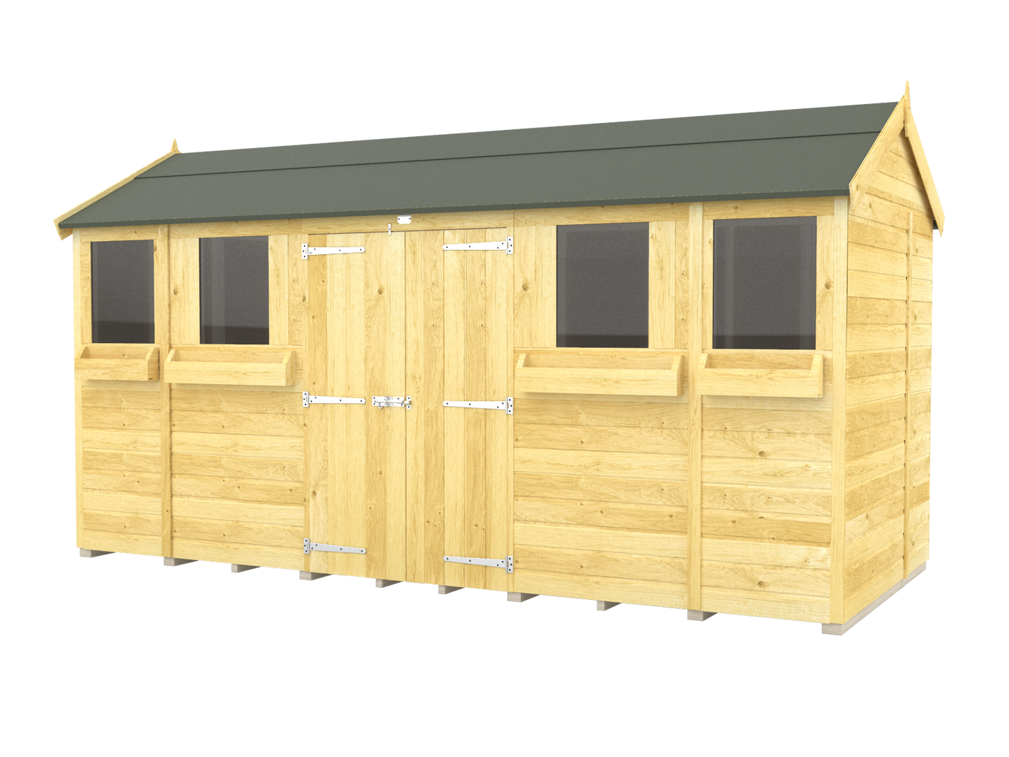 Sheds DIY Apex Summer Shed 8 ft Width
