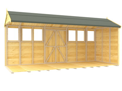 Sheds DIY Apex Summer Shed 8 ft Width