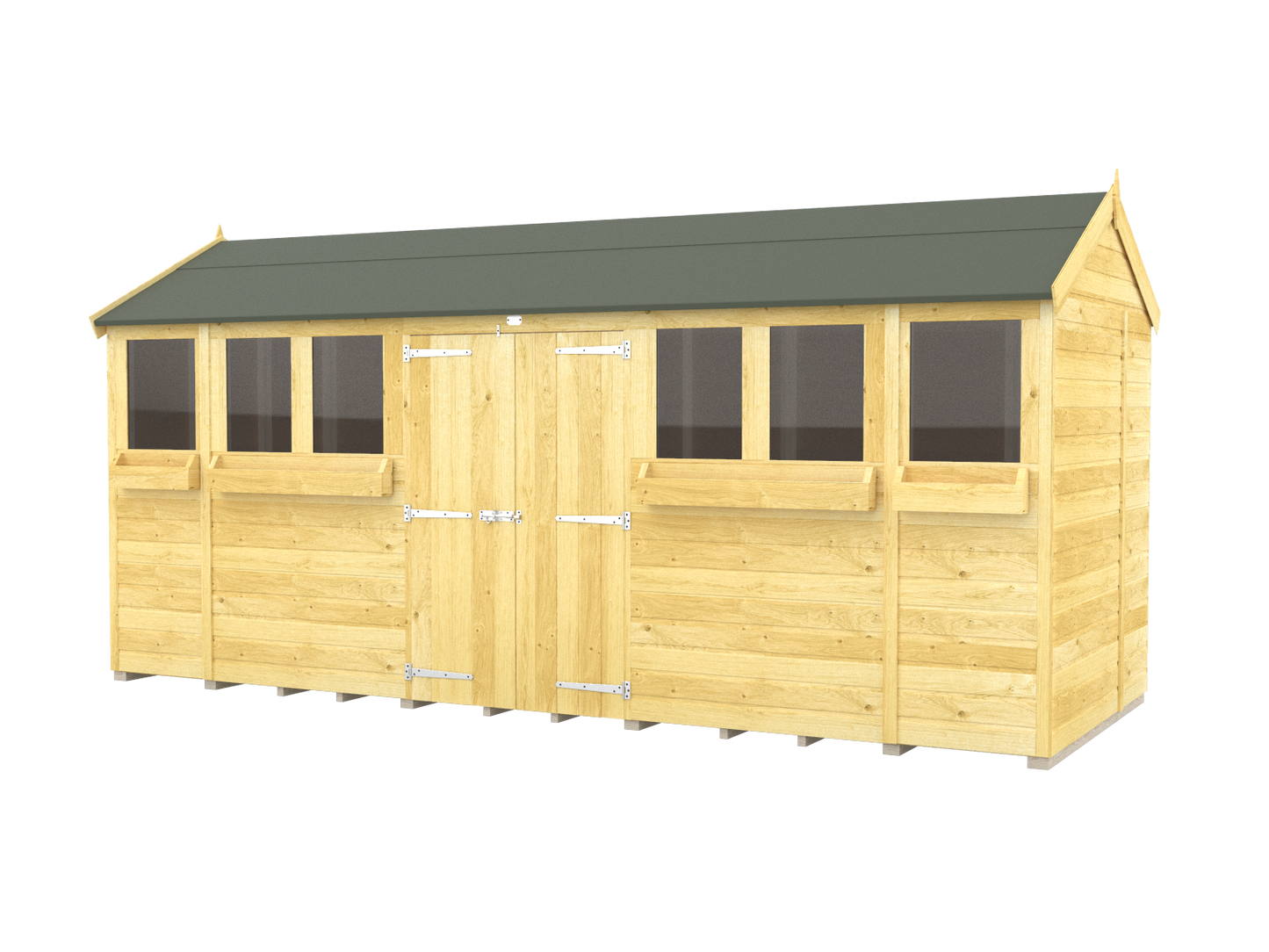 Sheds DIY Apex Summer Shed 8 ft Width