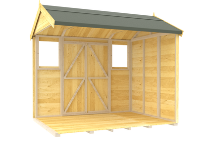 Sheds DIY Apex Summer Shed 8 ft Width
