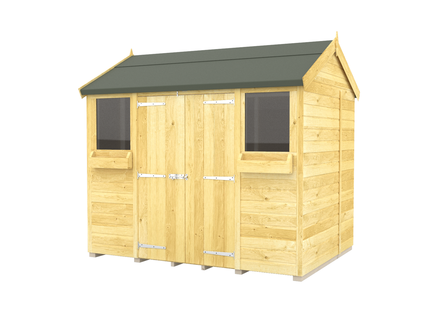 Sheds DIY Apex Summer Shed 8 ft Width