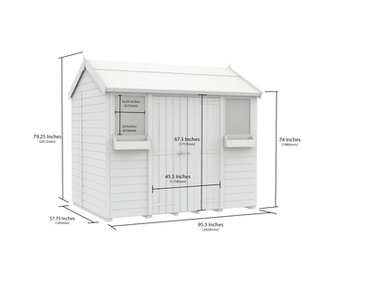 Sheds DIY Apex Summer Shed 5 ft Width