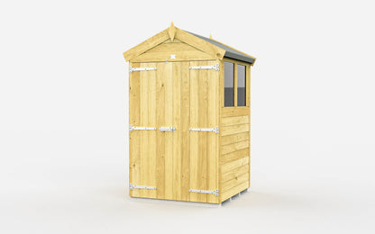 Sheds DIY Apex Garden Shed 4 ft Width