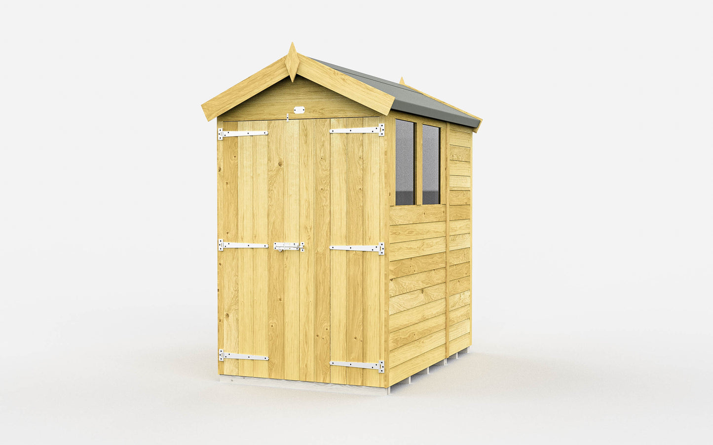 Sheds DIY Apex Garden Shed 4 ft Width