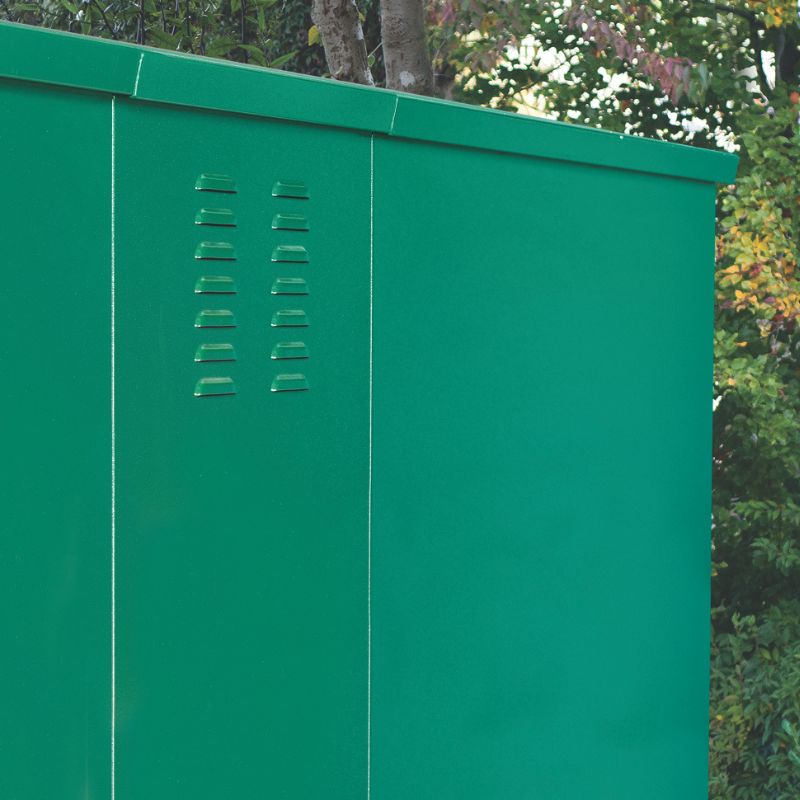 Asgard Centurion 4X Bike Storage 5' x 7' Metal Cycle Shed - Police approved -Installation Available