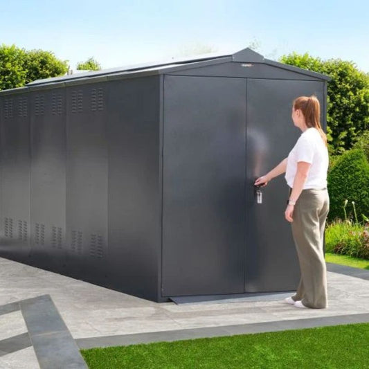 Asgard Centurion P3 5x18 Metal Shed - Police Preferred Specification