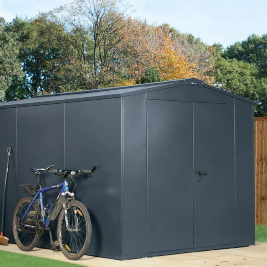 Asgard Gladiator Plus1(P1) 7x11 Metal Garden Shed - Police Preferred Specification