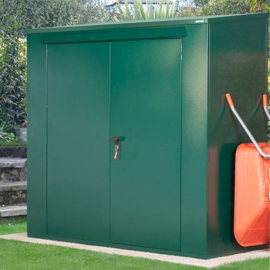 Asgard Trojan Plus 7'x3' Metal Garden and Bike Shed