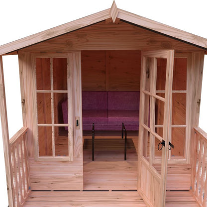 Shire Badminton and Veranda 7X10 Summerhouse