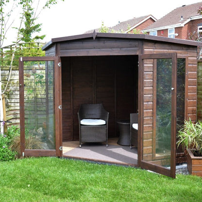 Shire Barclay Spec change to T&G Roof 7x7 Summerhouse