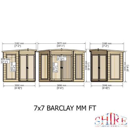 Shire Barclay 7x7 Summerhouse