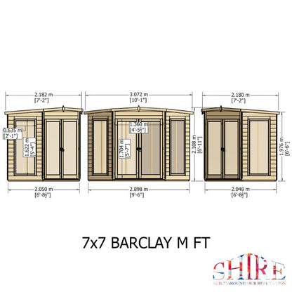 Shire Barclay 7x7 Summerhouse