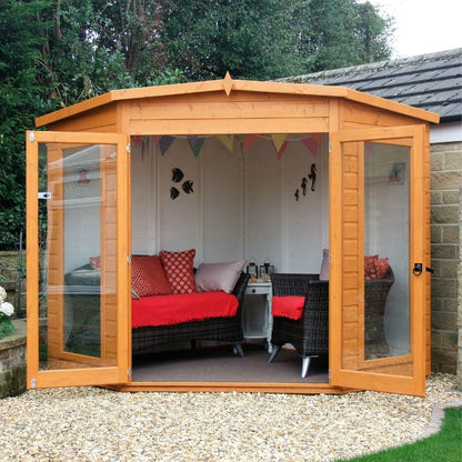 Shire Barclay Spec change to T&G Roof 7x7 Summerhouse