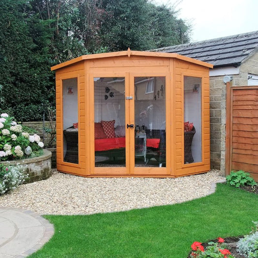 Shire Barclay Spec change to T&G Roof 7x7 Summerhouse