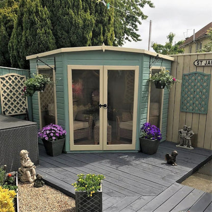 Shire Barclay Spec change to T&G Roof 8x8  Summerhouse 