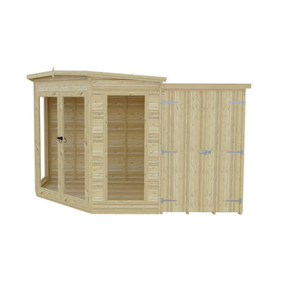 Shire Barclay With Side Shed 7x11 Summerhouse