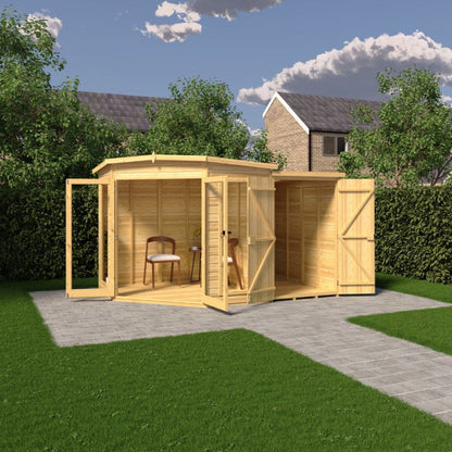 Shire Barclay With Side Shed 7x11 Summerhouse