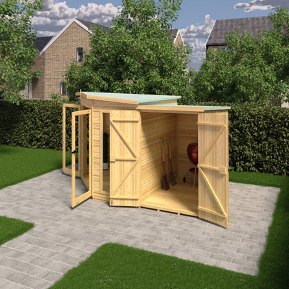 Shire Barclay With Side Shed 7x11 Summerhouse