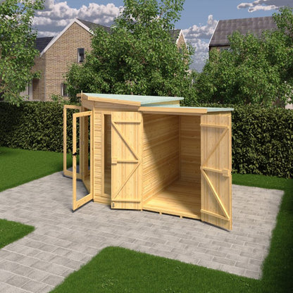 Shire Barclay With Side Shed 7x11 Summerhouse