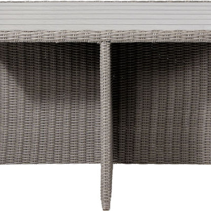 Pacific Lifestyle - Bermuda Slate Grey Outdoor Cube Set with Ceramic Top