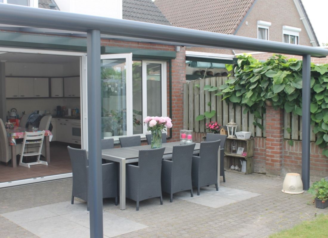 Deponti Bosco Aluminium Veranda with Polycarbonate Roof