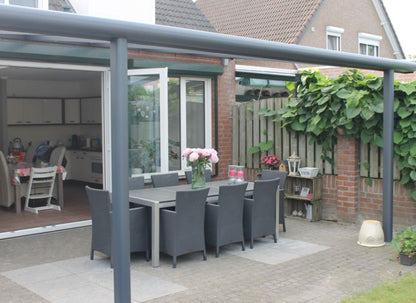 Deponti Bosco Aluminium Veranda with Polycarbonate Roof