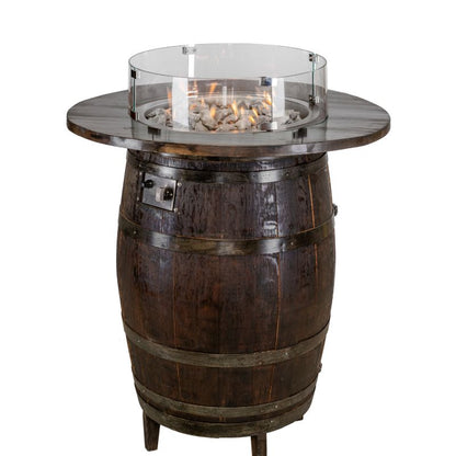 Engasco Boutique Barrel 100cm Fire Table