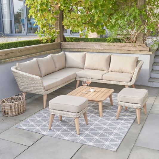 Pacific Lifestyle - Cabon Outdoor Corner Seating Set