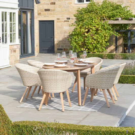 Pacific Lifestyle - Cabon Outdoor 6 Seater Dining Set